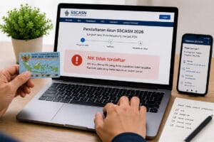 NIK tidak terdaftar saat daftar CPNS